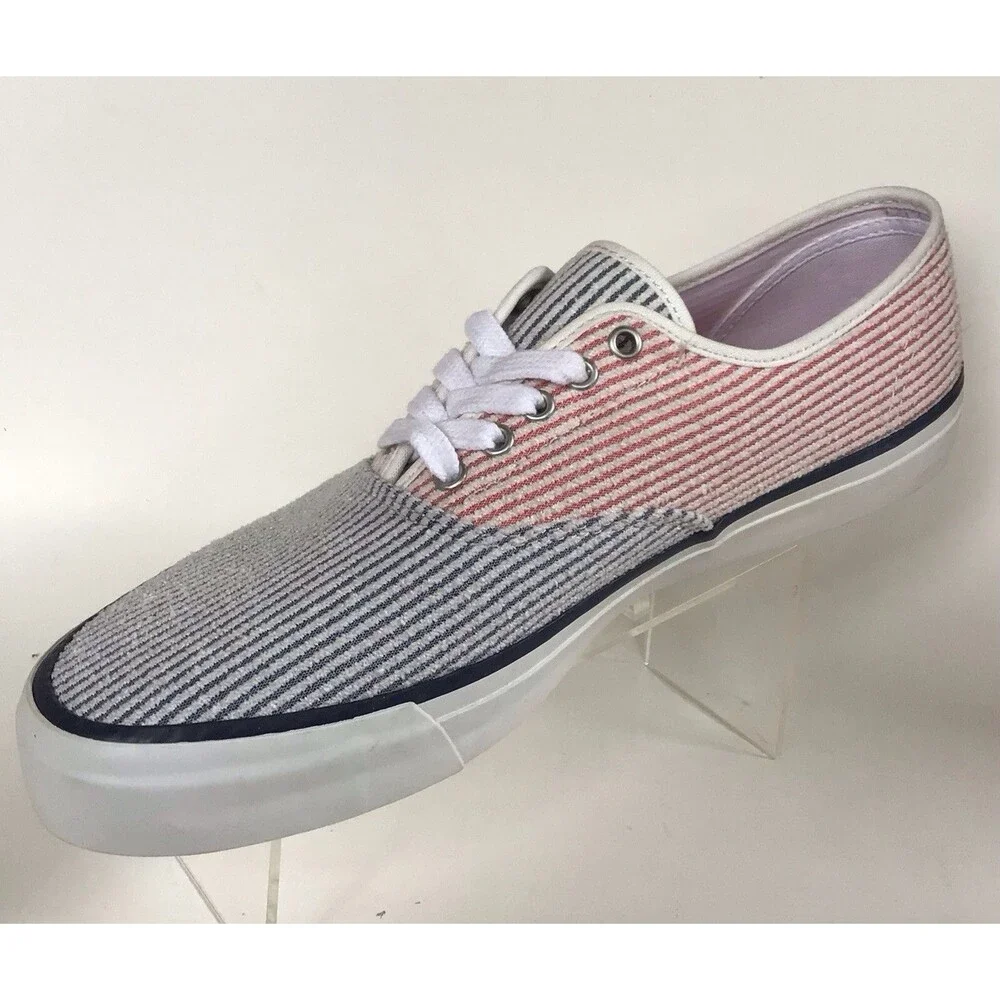 NEW SPERRY TOP SIDER Classic Striped CVO Boat Shoes (Size 10 M)